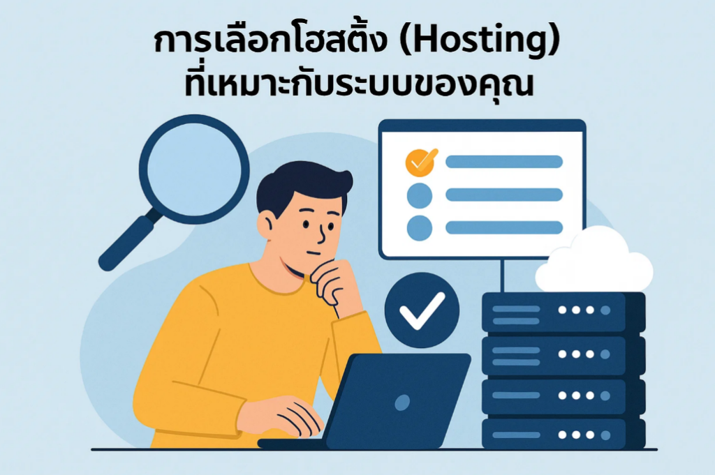 การเลือกHosting ที่เหมาะกับระบบของคุณ