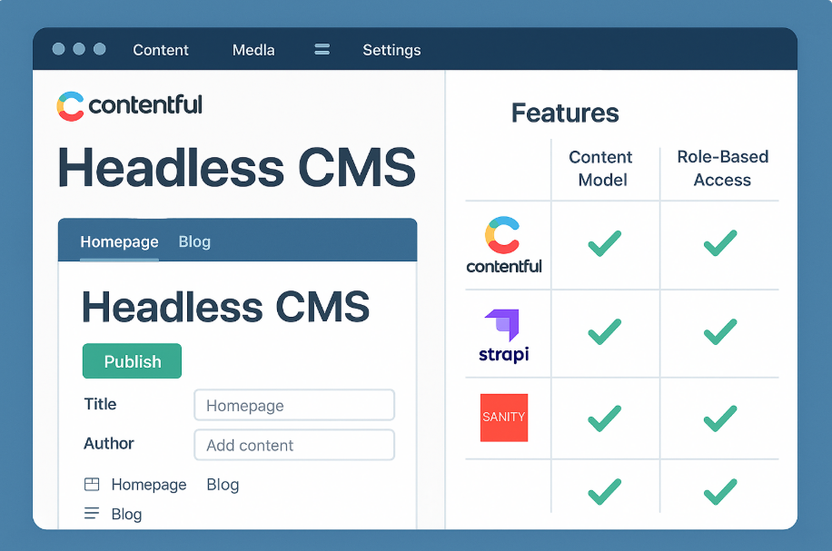 Headless CMS ปี 2026: Contentful, Strapi, หรือ Sanity?